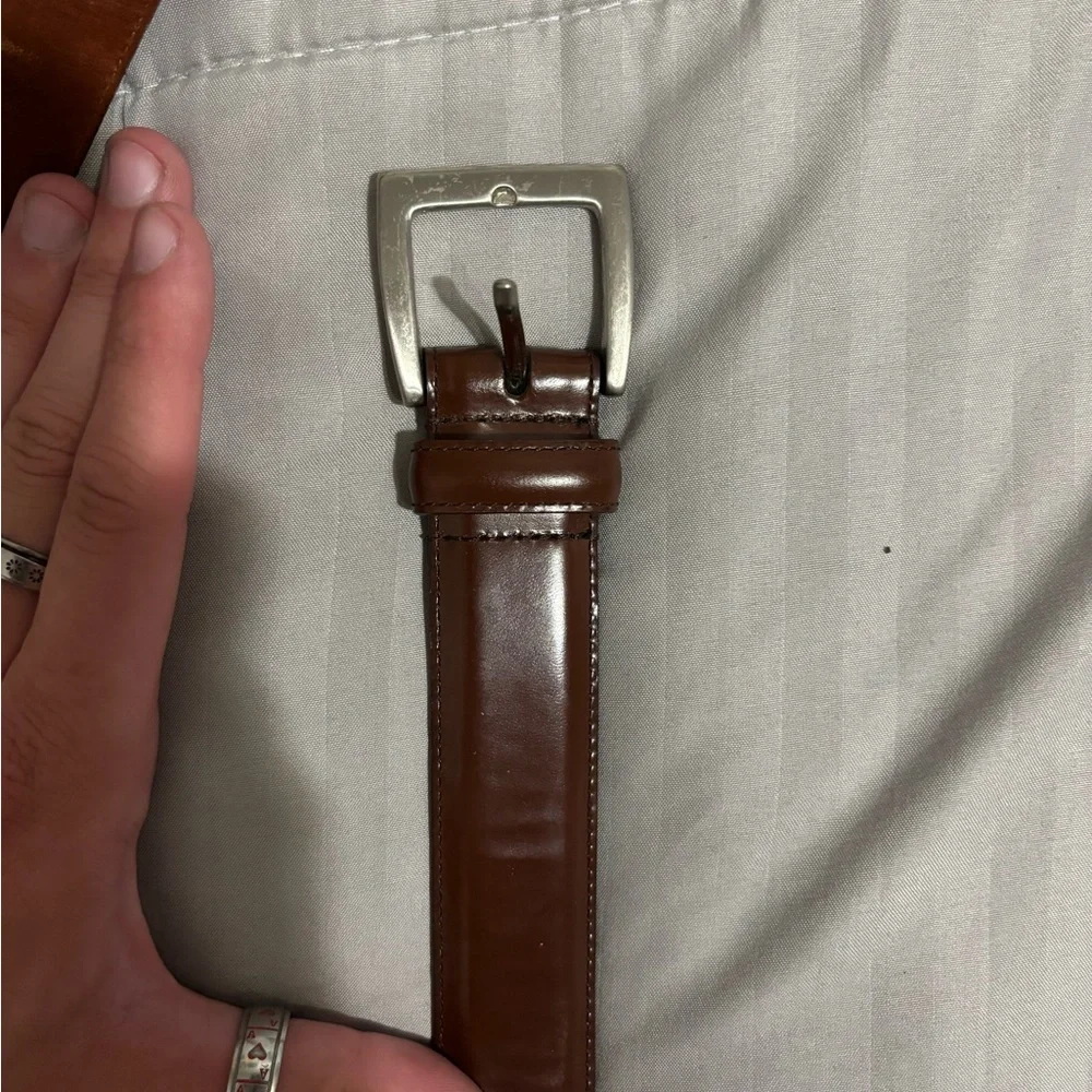 Brown Leather Women’s Coach Belt - Picture 1 of 8